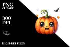 Funny Halloween Pumpkin Clipart Product Image 3