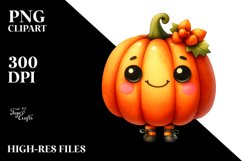 Funny Halloween Pumpkin Clipart Product Image 3