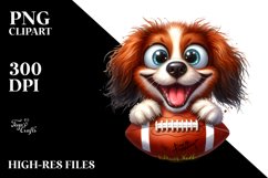 Colorful Crazy Furr, Brittany | Sublimation | Clipart Product Image 3