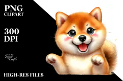 Happy Shiba Inu PNG Product Image 2