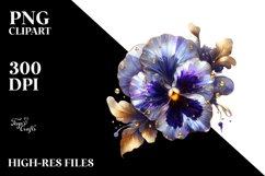 Colorful -like Pansy Clipart Product Image 3