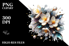 Abstract Jasmine PNG Product Image 2
