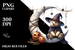 Bear Dressed for Halloween PNG Product Image 2