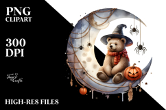 Bear Dressed for Halloween PNG Product Image 2