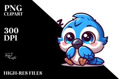 Cute Blue Jay Clipart Product Image 1