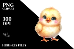 cute Baby Chicken Singing PNG Product Image 2
