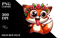 Despair Fox Flower Crown PNG Product Image 2
