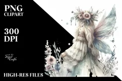 Boho Fairy Watercolor | Sublimation | Clipart Product Image 1