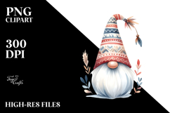 Simple Boho Gnome in Watercolor Product Image 2
