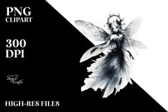 Gothic Fairy Watercolor | Sublimation | Clipart Product Image 3