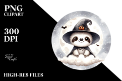 Cute Baby Sloth with Halloween Costume, Transparent PNG Product Image 2