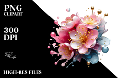 Glossy Abstract Cherry Blossom Product Image 2