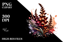 Abstract Wooden Stained Foxglove Product Image 2