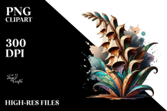 Abstract Wooden Stained Foxglove Product Image 2