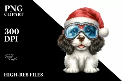 Expressive Watercolor English Springer Spaniel PNG Product Image 3
