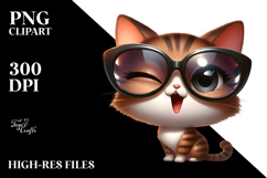 Sarcastic Cat with Sunglasses Product Image 2