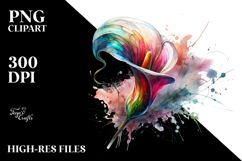 Abstract Watercolor Calla Lily Product Image 2