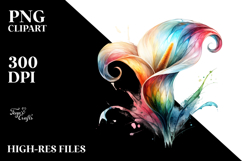 Abstract Watercolor Calla Lily Product Image 2