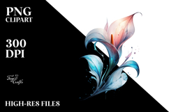 Abstract Watercolor Calla Lily Product Image 2