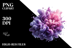 Lilac Abstract Watercolor Splash Product Image 2