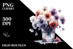 with Pansy | Clipart Product Image 3