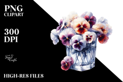 with Pansy | Clipart Product Image 2