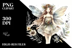 Boho Fairy Watercolor | Sublimation | Clipart Product Image 1