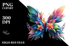 Bird 3D Flowers PNG Product Image 3