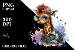 Cute Giraffe PNG Product Image 2