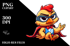 Serious Bird Superhero Cape PNG Product Image 2