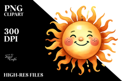 Smiling Sun PNG Product Image 2