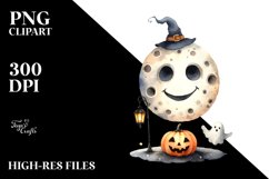 Funny Halloween Moon | Clipart Product Image 3