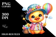 Adorable Baby Duck, PNG Product Image 2