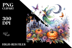Vibrant Fairy Drawing | Clipart Product Image 2
