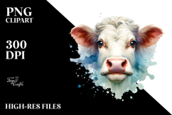 Graceful Funny Cow PNG Product Image 2