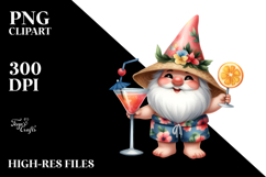 Whimsical Gnome Drinking PNG Product Image 2