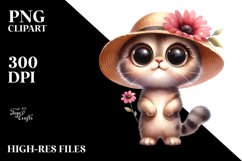 Standing Up Legs Expressive Confused Flower Clipart Product Image 1