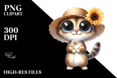 Standing Up Legs Expressive Confused Flower Clipart Product Image 2