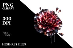 Abstract Glossy Carnation Clipart Product Image 3