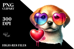 Puppy with Heart Sign, High-Res PNG Product Image 2