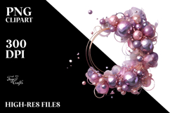 Shiny Lilac with Metallic Frame PNG Product Image 1
