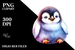 Cute Penguin Baby Clipart Product Image 2
