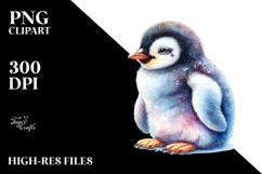Cute Penguin Baby Clipart Product Image 2
