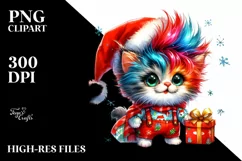 Crazy Haircut Baby Kitten PNG Product Image 3