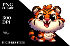 Ridiculously Cute Tiger PNG Product Image 2