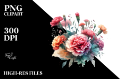 Colorful Abstract with Carnation Product Image 2