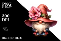 Adorable Gnome with Big Hat, PNG Product Image 2