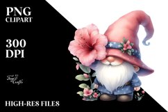 Adorable Gnome with Big Hat, PNG Product Image 2