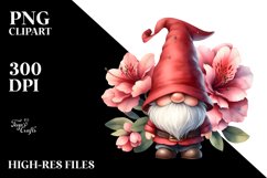 Adorable Gnome with Big Hat, PNG Product Image 2