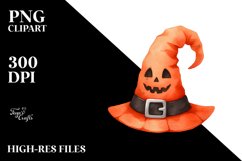 Funny Halloween Simple Hat Clipart Product Image 3